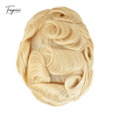 Ultra-Thin Skin Men’s Hair System - 0.08mm V-Loop Knotless Bio-Skin Toupee (8"x10")