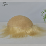Air-Lace Series - 10x8" Full Swiss Lace Hand-Tied Men's Toupee