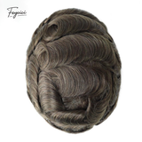 8"x10" Thin Skin Hair System for Men –Natural Hair Piece V Loop Toupe -Free Style
