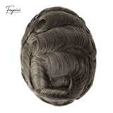 Ultra-Thin Skin Men’s Hair System - 0.08mm V-Loop Knotless Bio-Skin Toupee (8"x10")