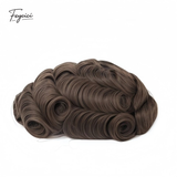 Feycici Invisible PU hair system for men featuring natural hair, full hand-tied, ultra-thin 0.12mm natural hair piece.