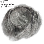 7*9 Pu Mens Wigs Baldness-Natural Hair Piece-Free Style Hair System Toupee9