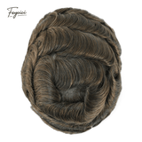 Ultra-Thin Skin Men’s Hair System - 0.08mm V-Loop Knotless Bio-Skin Toupee (8"x10")