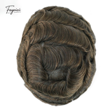 8"x10" Thin Skin Hair System for Men –Natural Hair Piece V Loop Toupe -Free Style