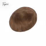 Feycici invisible full lace hair system for men with natural-looking hand-tied full hair, 130% density, lightweight and breathable