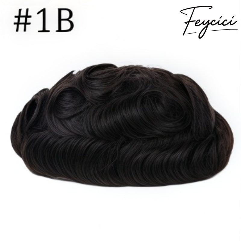 8*10' Breathable Full Lace Hair System for Men –Natural Hair Piece - Best for Daily Wear3