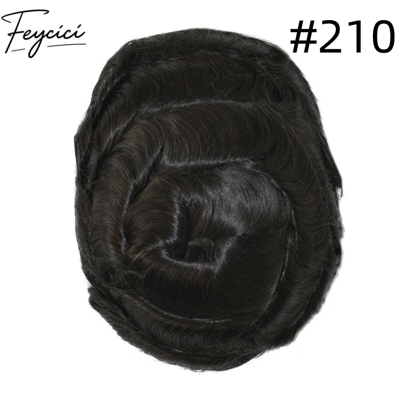 8*10' Comfortable Full Lace Hair System for Men –Natural Hair Piece 130% Density-Best for Daily Wear22