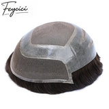 8*10' Durable Lace Top With PU Hair System for Men –Natural Hair Piece - 130% Density5
