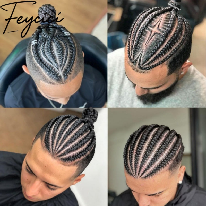 8*10' Full Lace Hair System for Men –Natural Hair Piece -Afro Permed Toupee-Dreadlocks