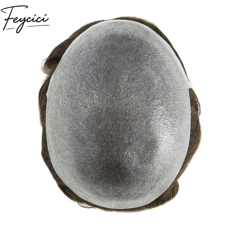 8*10' Invisible Thin Skin Hair System for Men –Natural Hair Piece - Best for Daily Wear1