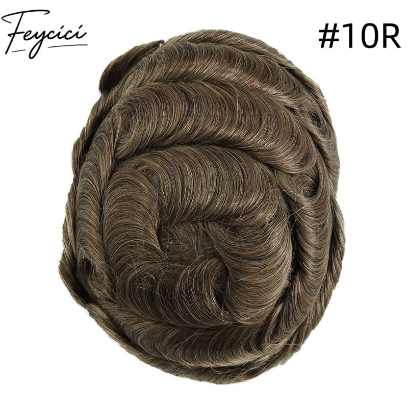 8*10' Invisible Thin Skin Hair System for Men –Natural Hair Piece - Best for Daily Wear10