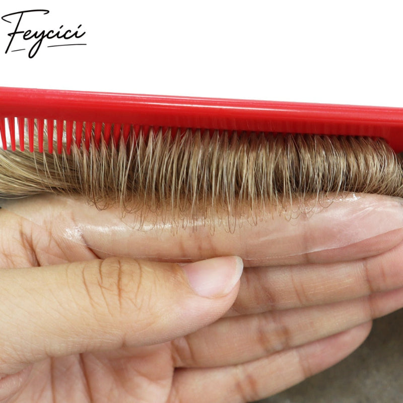 8*10' Invisible Thin Skin Hair System for Men –Natural Hair Piece - Best for Daily Wear4