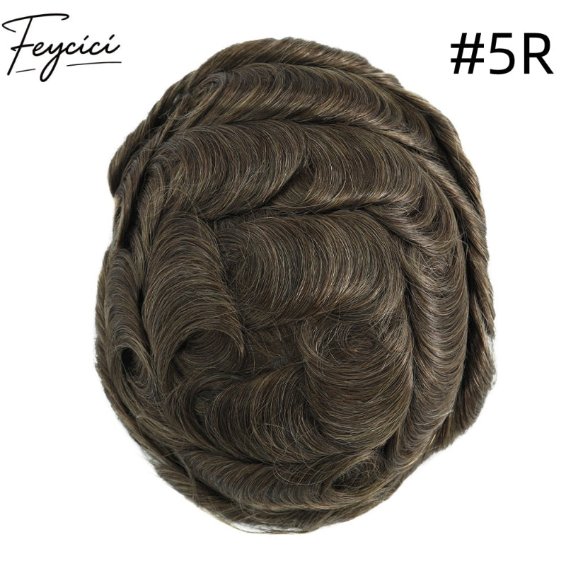 8*10' Invisible Thin Skin Hair System for Men –Natural Hair Piece - Best for Daily Wear7