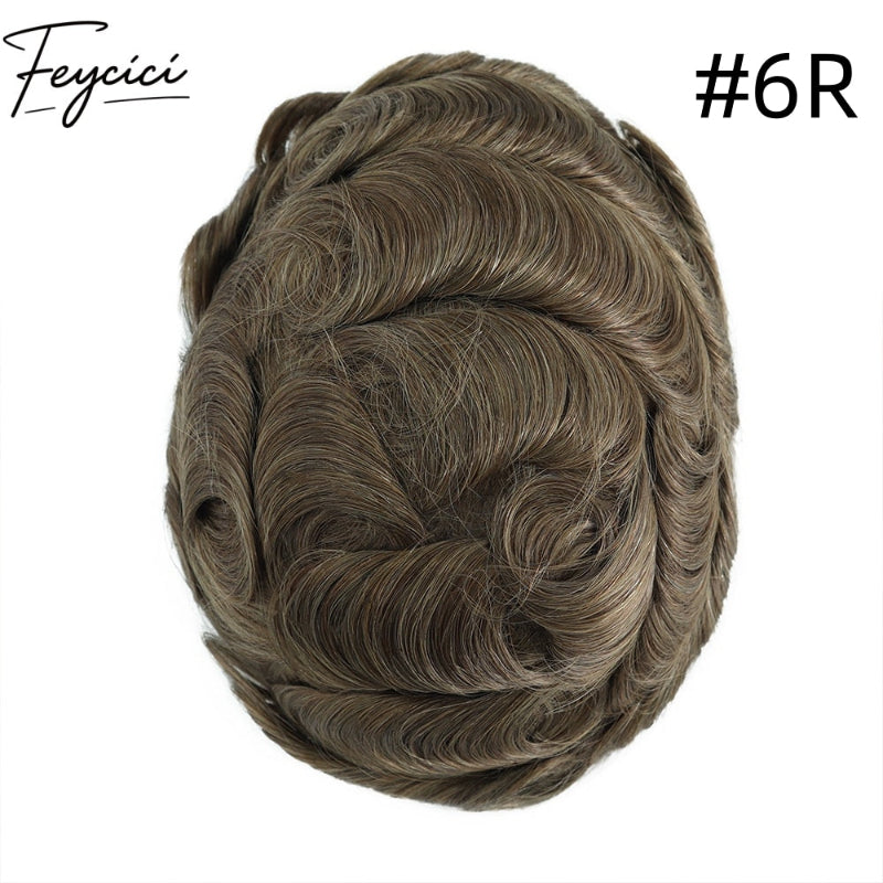 8*10' Invisible Thin Skin Hair System for Men –Natural Hair Piece - Best for Daily Wear8