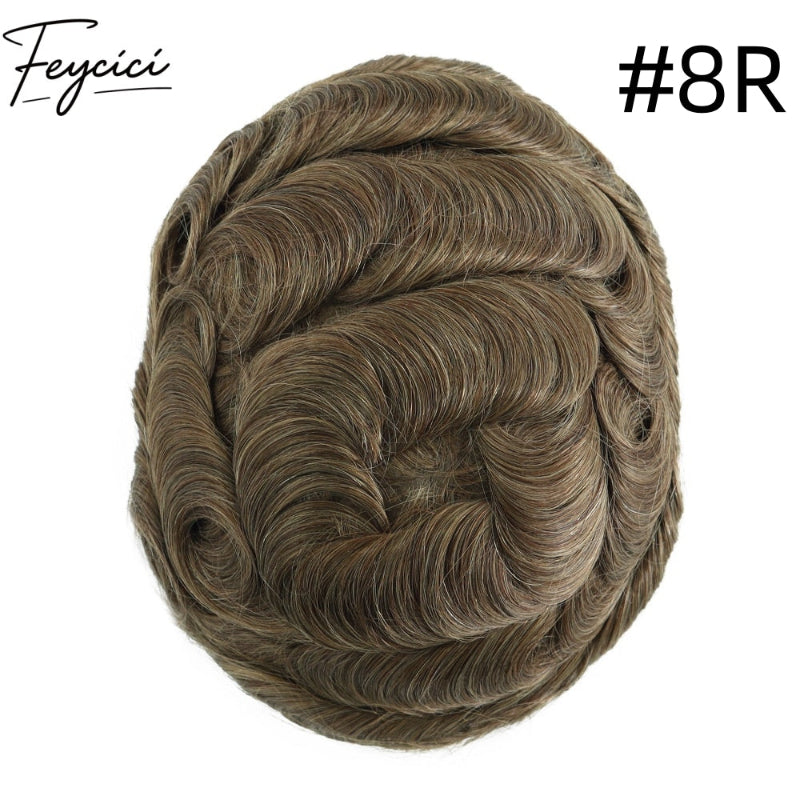 8*10' Invisible Thin Skin Hair System for Men –Natural Hair Piece - Best for Daily Wear9