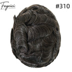 8*10' Invisible Thin Skin Hair System for Men –Natural Hair Piece V Loop front2