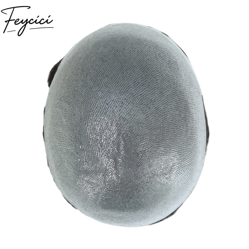 8*10' Invisible Thin Skin Hair System for Men –Natural Hair Piece V Loop front9