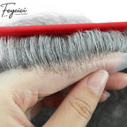 8*10' Invisible Thin Skin Hair System for Men –Natural Hair Piece V Loop front -Daily Wear10