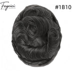 8*10' Invisible Thin Skin Hair System for Men –Natural Hair Piece V Loop front -Daily Wear2