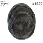 8*10' Invisible Thin Skin Hair System for Men –Natural Hair Piece V Loop front -Daily Wear3