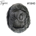 8*10' Invisible Thin Skin Hair System for Men –Natural Hair Piece V Loop front -Daily Wear5