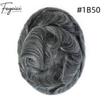 8*10' Invisible Thin Skin Hair System for Men –Natural Hair Piece V Loop front -Daily Wear6