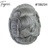 8*10' Invisible Thin Skin Hair System for Men –Natural Hair Piece V Loop front -Daily Wear7