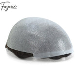 8*10' Invisible Thin Skin Hair System for Men –Natural Hair Piece V Loop front -Daily Wear9