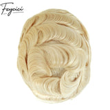8*10' Invisible Thin Skin Hair System for Men –Natural Hair Piece V Loop front -Free Style1