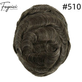 8*10' Invisible Thin Skin Hair System for Men –Natural Hair Piece V Loop front Full Hand Tied 2