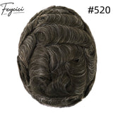 8*10' Invisible Thin Skin Hair System for Men –Natural Hair Piece V Loop front Full Hand Tied 3
