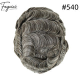 8*10' Invisible Thin Skin Hair System for Men –Natural Hair Piece V Loop front Full Hand Tied 4