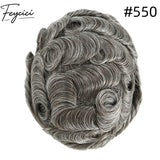 8*10' Invisible Thin Skin Hair System for Men –Natural Hair Piece V Loop front Full Hand Tied 5