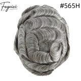 8*10' Invisible Thin Skin Hair System for Men –Natural Hair Piece V Loop front Full Hand Tied 6
