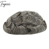 8*10' Invisible Thin Skin Hair System for Men –Natural Hair Piece V Loop front Full Hand Tied 8