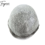 8*10' Invisible Thin Skin Hair System for Men –Natural Hair Piece V Loop front Full Hand Tied 9