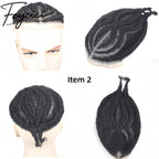 8*10' Lace With PU Hair System for Men –Natural Hair Piece -Afro Permed Toupee-Dreadlocks2