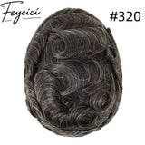8*10' Mono With Poly Hair System for Men –Natural Hair Piece 130% Density -Free Style10