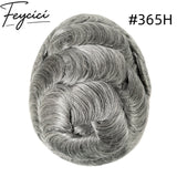 8*10' Mono With Poly Hair System for Men –Natural Hair Piece 130% Density -Free Style13