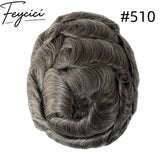 8*10' Mono With Poly Hair System for Men –Natural Hair Piece 130% Density -Free Style18