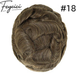 8*10' Mono With Poly Hair System for Men –Natural Hair Piece 130% Density -Free Style6