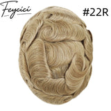 8*10' Mono With Poly Hair System for Men –Natural Hair Piece 130% Density -Free Style8