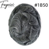8*10' Super Thin Skin Hair System for Men –Natural Hair Piece V Loop -Free Style8