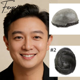 8*10' Super Thin Skin Hair System for Men –Natural Hair Piece V Loop Toupee -Free Style