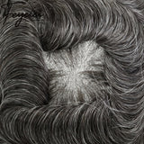 8*10' Super Thin Skin Hair System for Men –Natural Hair Piece V Loop Toupee -Free Style13