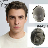 8*10' Super Thin Skin Hair System for Men –Natural Hair Piece V Loop Tupee -Free Style