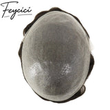 8*10' Super Thin Skin Hair System for Men –Natural Hair Piece V Loop Tupee -Free Style9