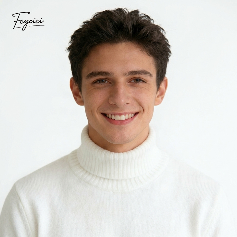 8"x10" Mono with Poly Hair System for Men –Natural Hair Piece 130% Density Toupee -Free Style