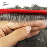 8"x10" Super Thin Skin Hair System for Men –Natural Hair Piece V Loop Toupe -Free Style