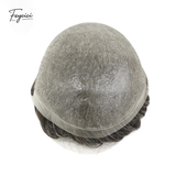 Feycici 8x10 inch super thin skin hair system for men with natural hair, V loop toupee, free style, lightweight and realistic appearance